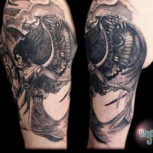 tattoo guardian angel by @tattoo_ienjas