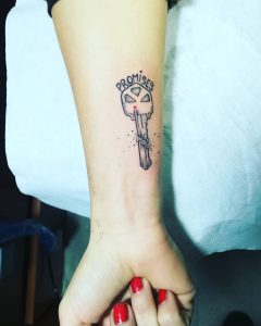 tattoo polso chiave by @rosaliab_88