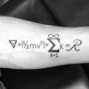 tattoo simboli matematici by @bobbybosak
