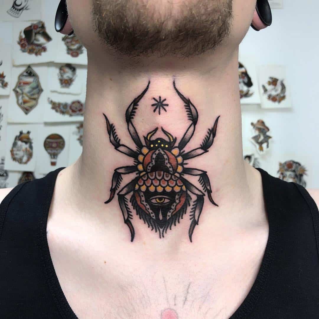 Tatuaggi sul collo