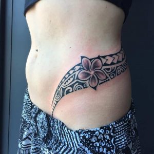 Tattoo fiori maori by @luigimarchinitattoos