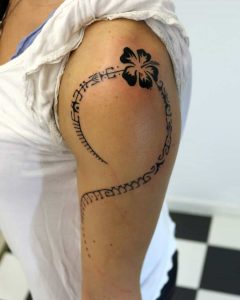 Tribale tattoo maori fiori by @enniobellisario