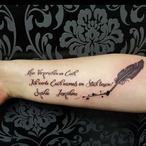 frase tatuaggio by @hastn_stich_tattoo