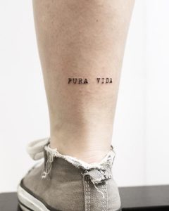 pura vida tattoo polpaccio by @mariloillustration