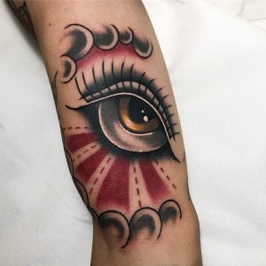 tattoo occhio by @giovanni_bracciodieta_bd