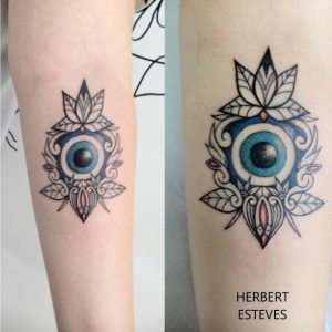 tattoo occhio by @herbertestevestattoo