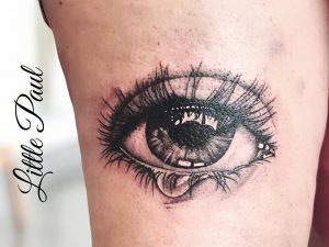 tattoo occhio by @little_paul_tattoo_studio