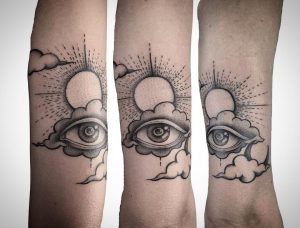 tattoo occhio by @m.cristina_barchetti_tattoo