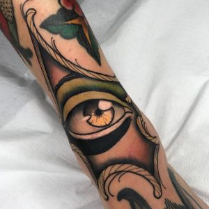 tatuaggio occhio by @ill_mace