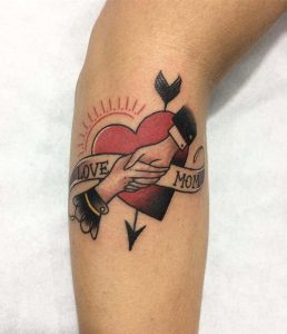 cuore tattoo by @dangertattooer
