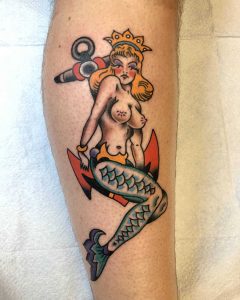 sirena tattoo by @taylortat2
