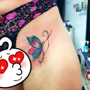 tattoo-farfalla-inguine-by-@rocestattoo