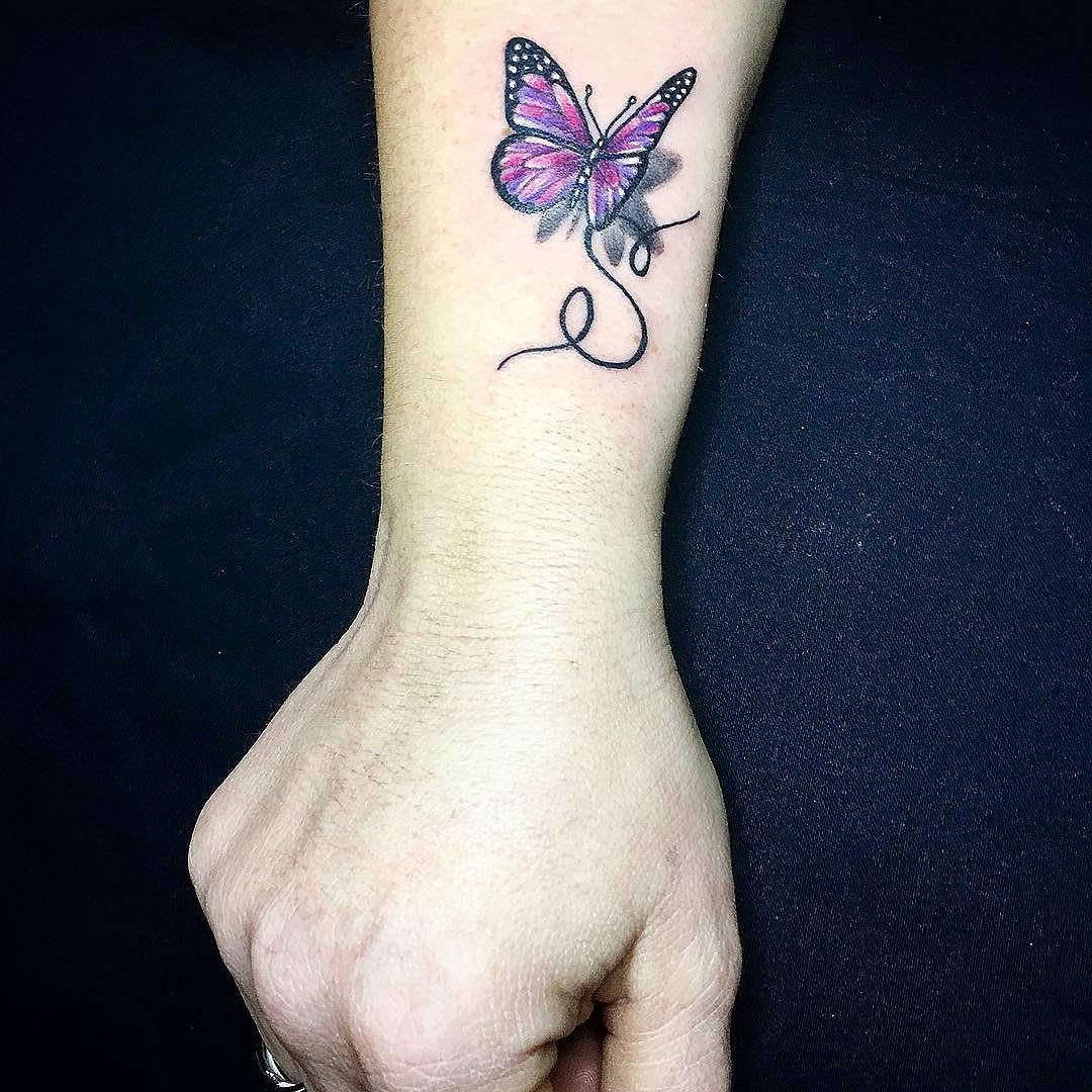 tattoo-farfalla-polso-by-@stifftattoo