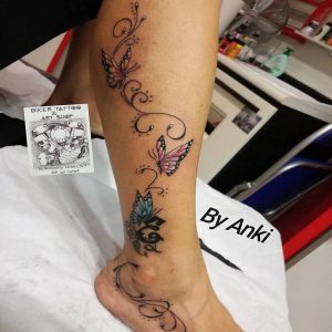 tattoo-farfalle-caviglia-by-@anca_trufas_tattoo