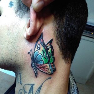 tattoo-farfalle-collo-by-@morolucky7tattoos