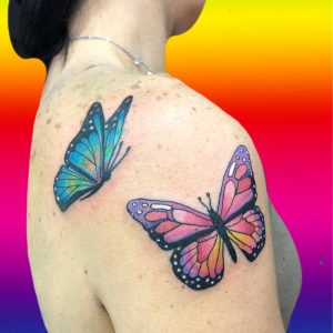 tattoo-farfalle-coloratissime-by-@danila_minio_1