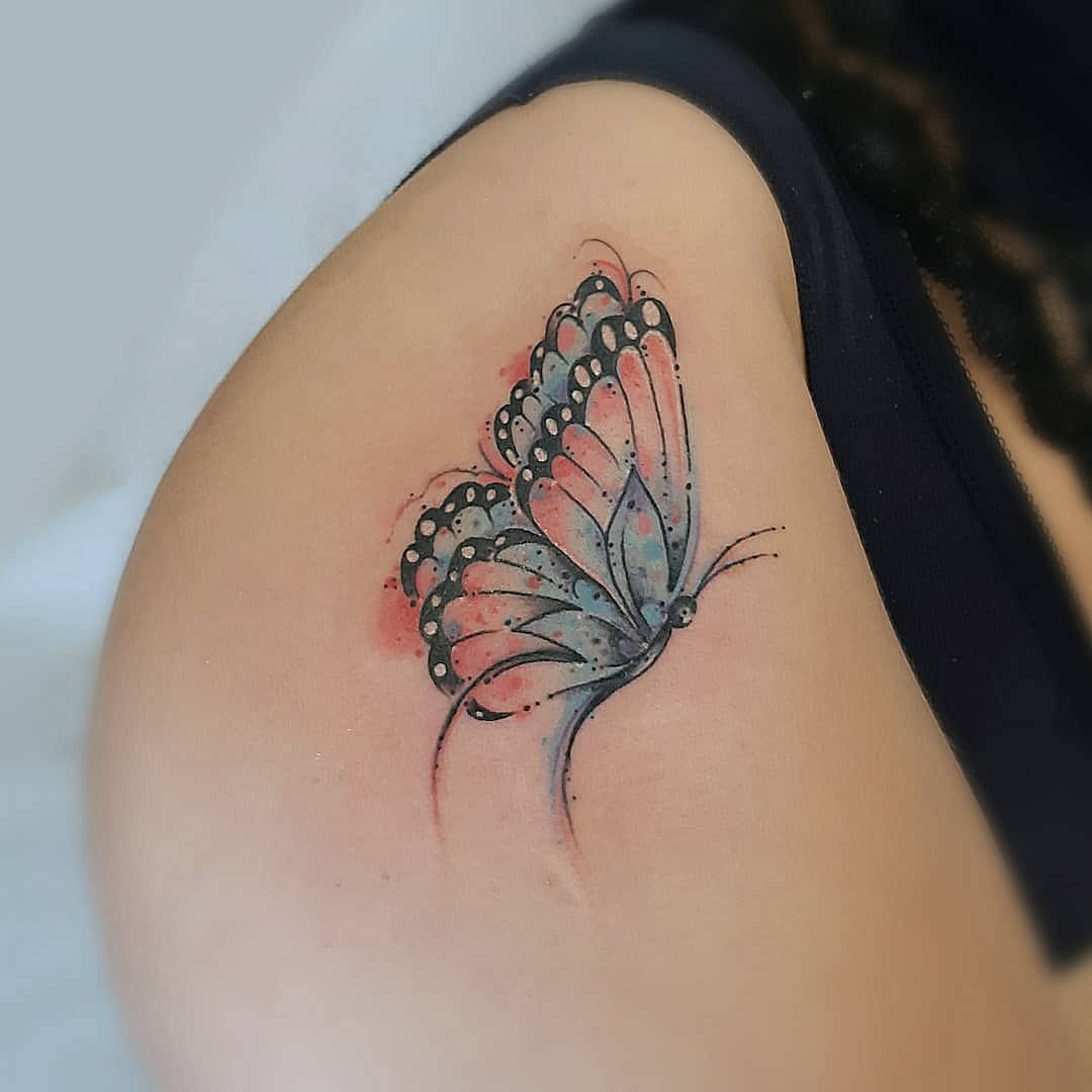 tattoo-farfalle-coloratissime-by-@giusetrinceri