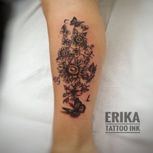 tattoo-farfalle-e-fiori-by-@akire_tattoo_studio