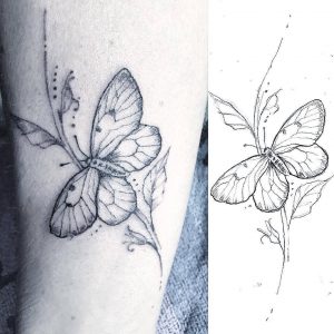 tattoo-farfalle-stilizzate-by-@ellyviola7