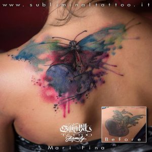 tattoo-farfalle-watercolor-by-@subliminaltattoofamily