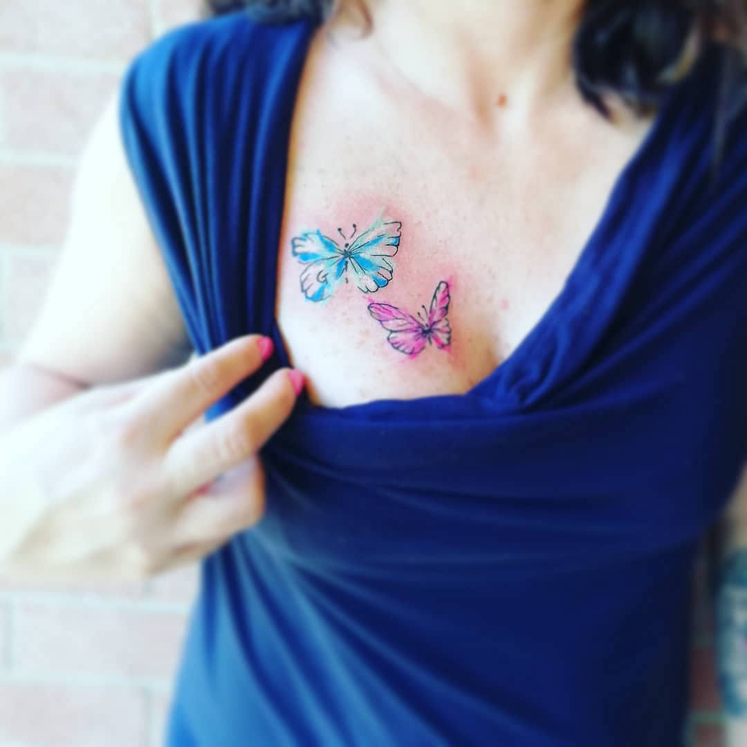tatuaggio-farfalle-coloratissime-by-@artemisiaink_tattoo