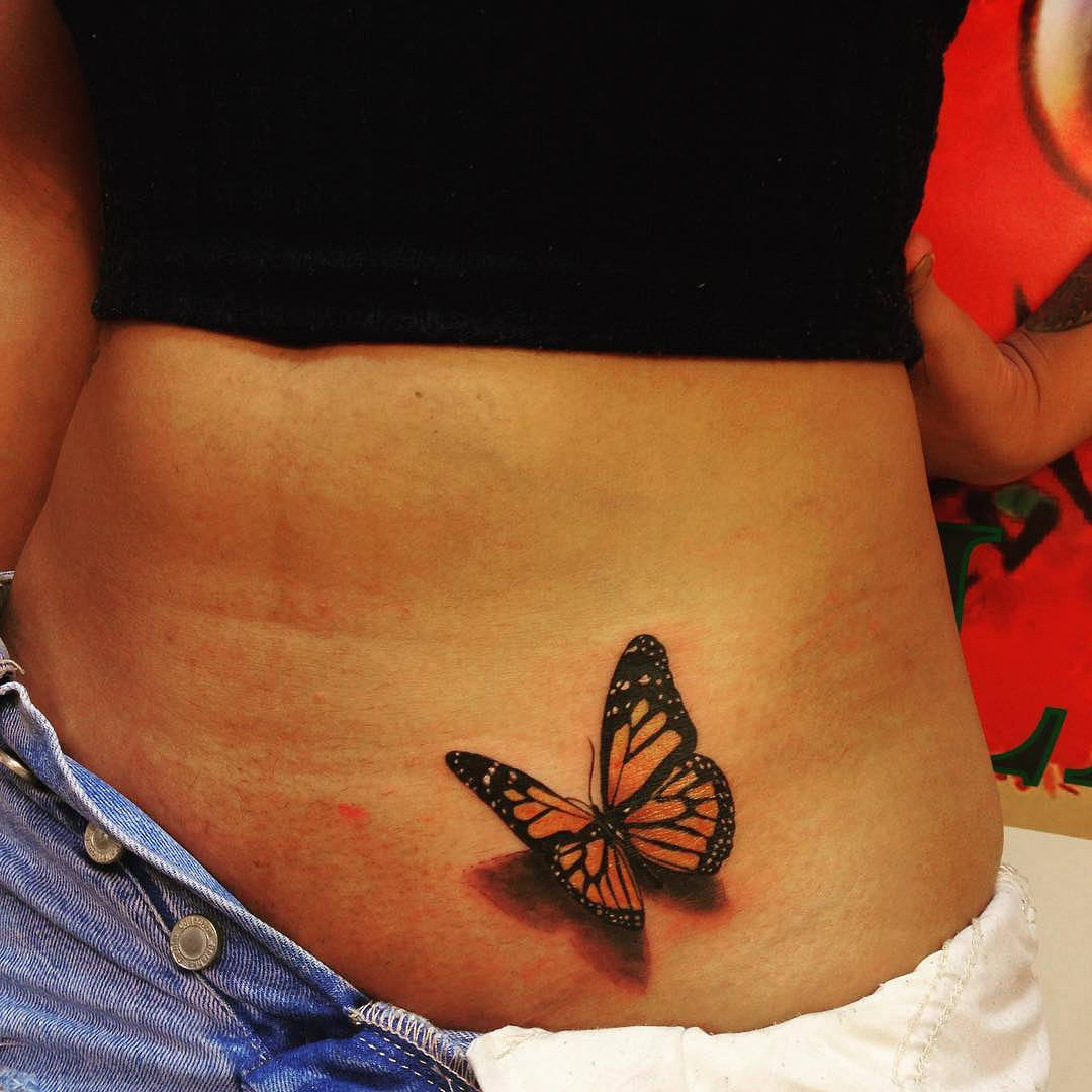 tatuaggio-farfalle-realistiche-by-@edison_medolli