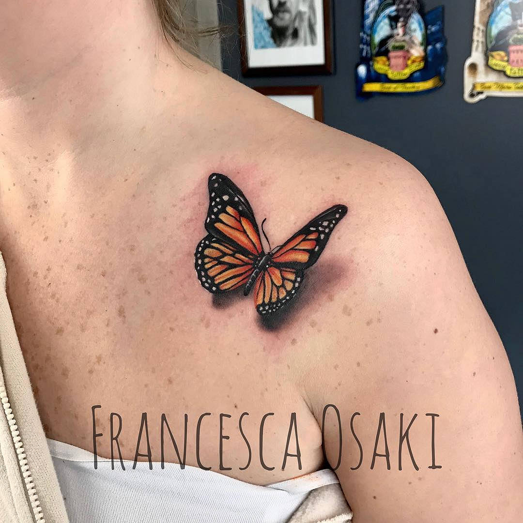 tatuaggio-farfalle-realistiche-by-@francyosaki