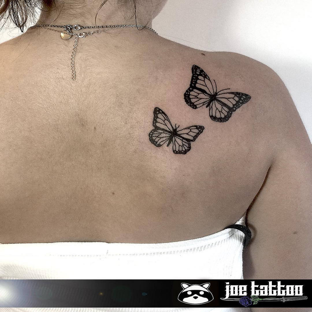 tatuaggio-farfalle-schiena-by-@joeparenti23