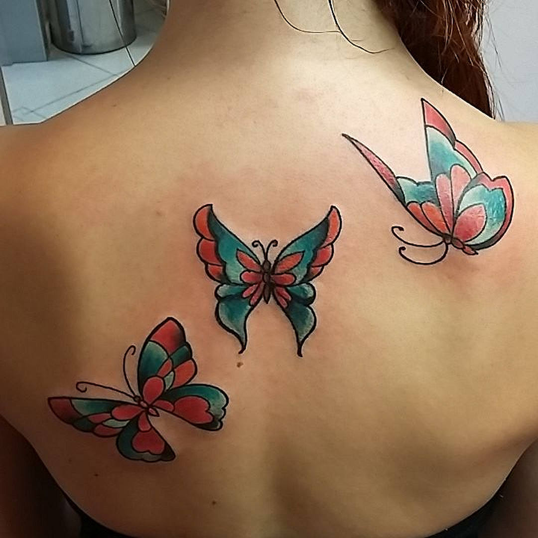 tatuaggio-farfalle-schiena-by-@pelleribelletatuaggi