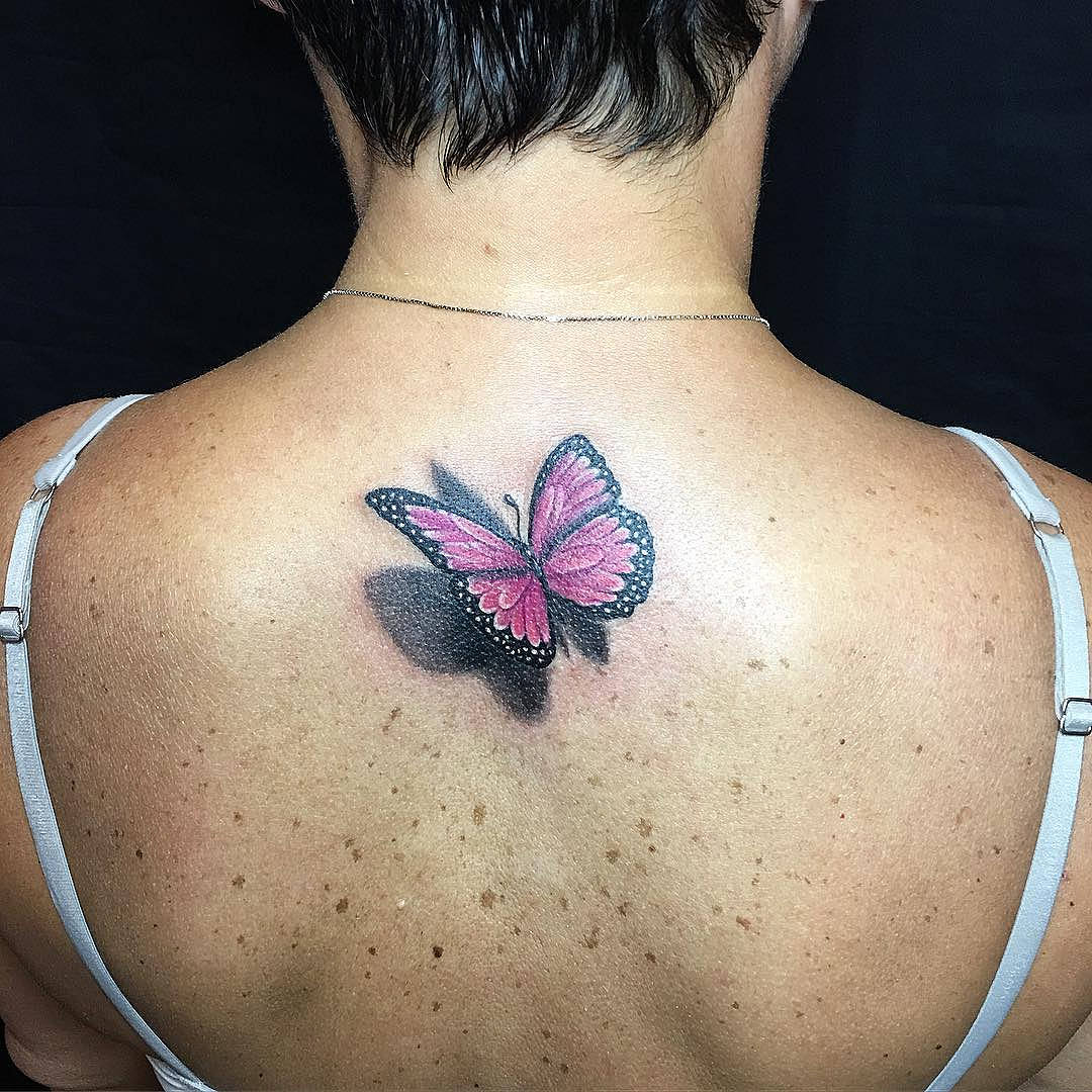 tatuaggio-farfalle-schiena-by-@stifftattoo