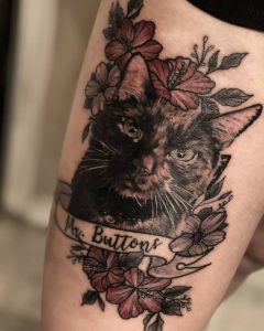 Tattoo gatto by @lit_tattoos