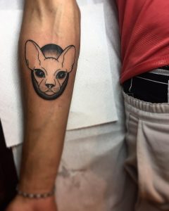 Tattoo gatto by @luciamenara