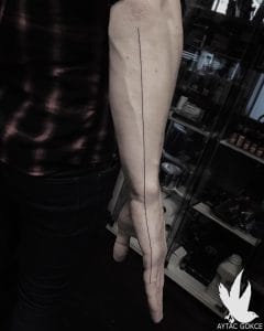 tattoo black lines by @aytacgokce