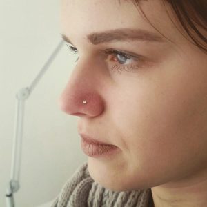 Piercing nostril by @g.p_piercing_milano