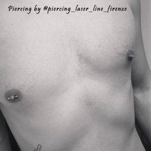 piercing capezzolo uomo by @piercing_laser_line_firenze