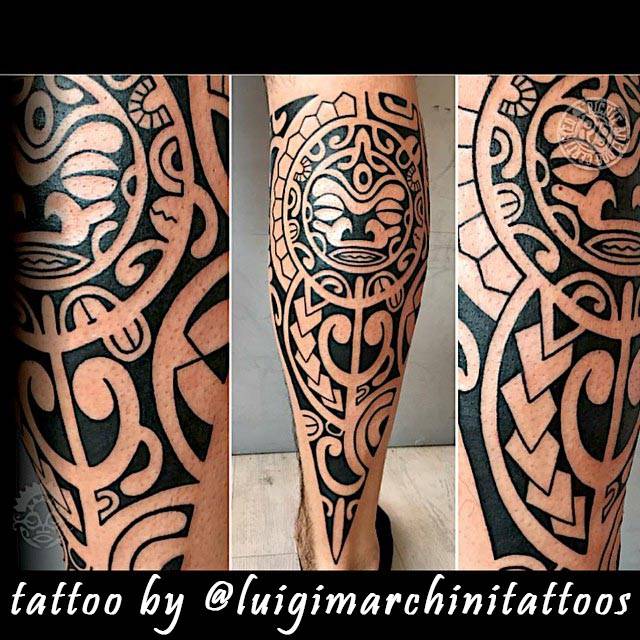 tatuaggi maori Etua by @luigimarchinitattoos