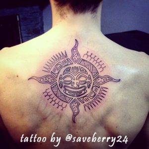 tattoo-sole-maori-by-saveberry24