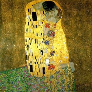 Il bacio Klimt dipinto