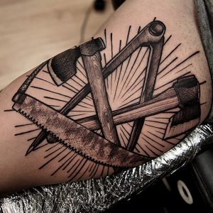 tatuaggio lavoro falegname