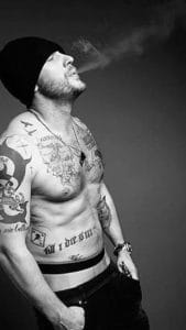 Tattoo Tom Hardy photocredit Cande Tinsley