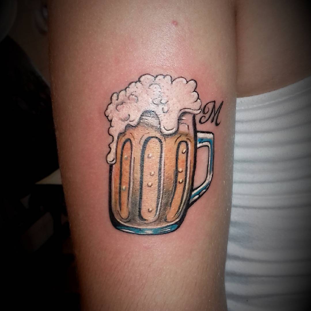 tatuaggio birra by @ricky alvarez ta2