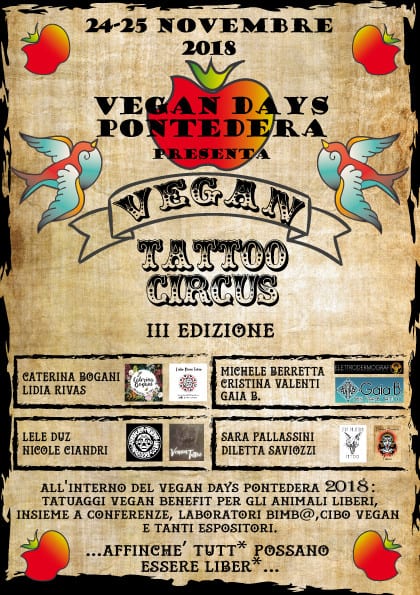 Vegan Tattoo Circus Locandina