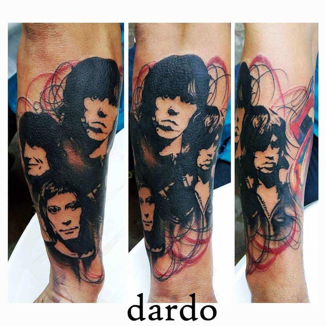 Tatuaggio rolling stones by @dardomoratatuajes