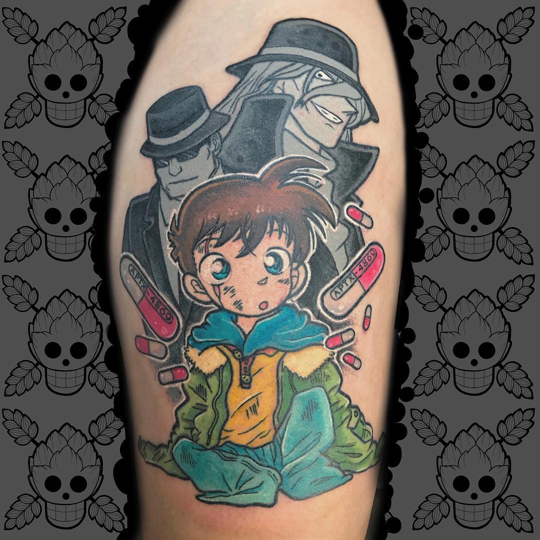 idee tatuaggi Detective Conan by @nimmerland ink