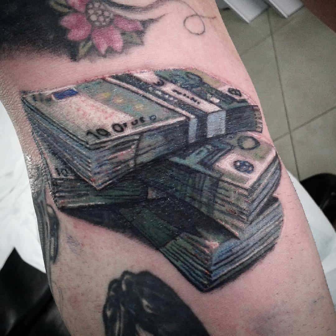tattoo money euro by @insideart rb